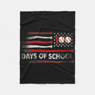 Couverture Polaire Baseball 100 Jours De Baseball 100E Jour Thé