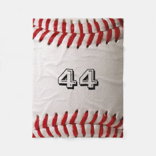 Couverture Polaire Baseball avec numéro personnalisable