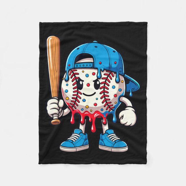 Couverture Polaire Baseball Drip Baseball Life Style 101 Apparel Yout (Devant)