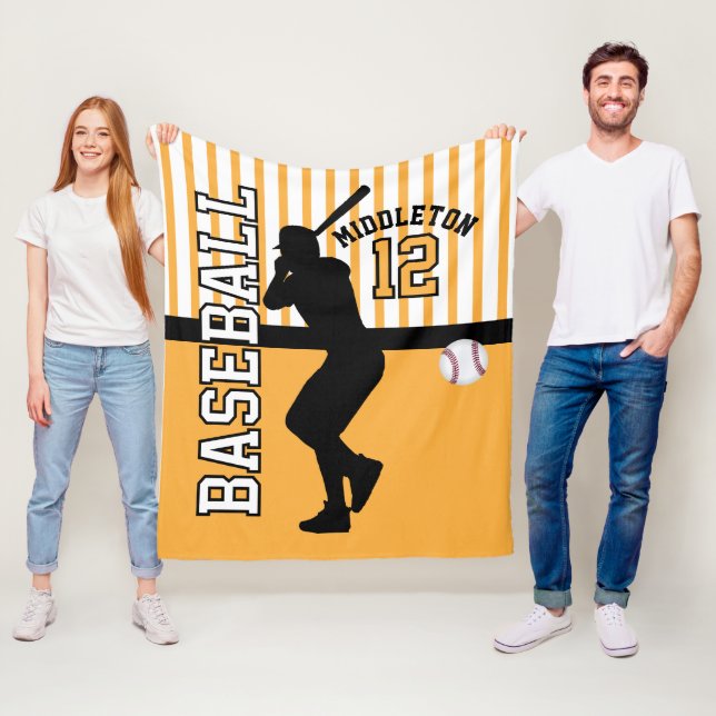 Couverture Polaire Baseball ⚾ Sport - Or (En situation)