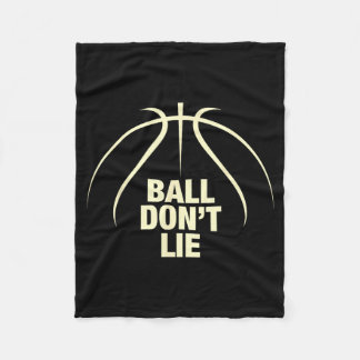 Couverture Polaire Basket-ball Ball Don't Lie