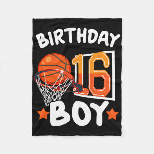 Couverture Polaire Basket-ball Im 16 Ans 16e Anniversaire Boy Decor