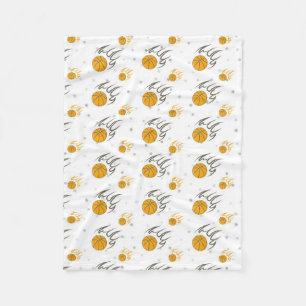 Couverture Polaire Basket flamboyant