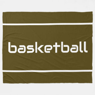 Couverture Polaire BASKETBALL Amusant Sportif Élégantes Rayures Sur B