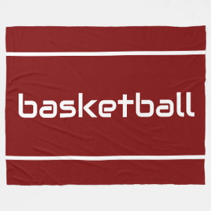 Couverture Polaire BASKETBALL Amusant Sportif Élégantes Rayures Sur R