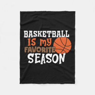 Couverture Polaire Basketball Est Ma Saison Préférée 11