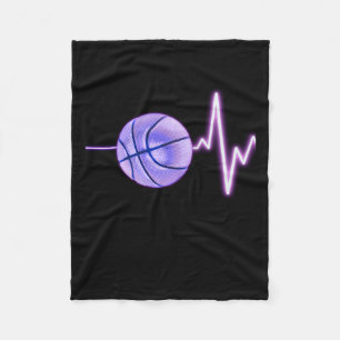 Couverture Polaire Basketball Heartbeat - Le plus récent Basketball d