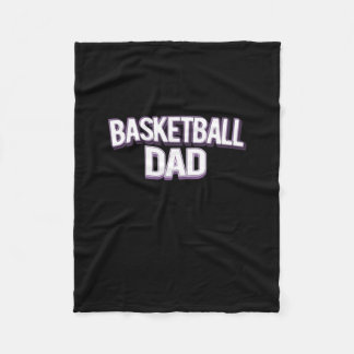 Couverture Polaire Basketball Papa - Drôle papa