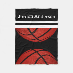 Couverture Polaire Basketball sports équipe joueur ventilateur ajoute
