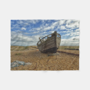 Couverture Polaire Bateau de pêche en bois abandonné   Dungeness