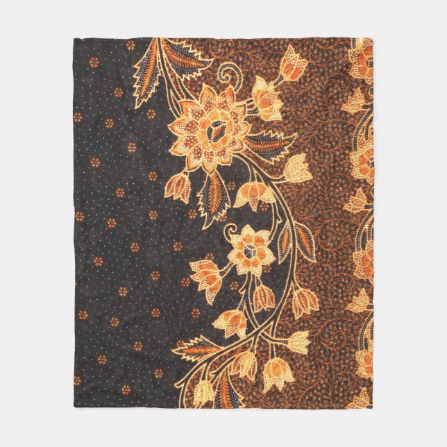 Couverture Polaire Batik indonésien beauté (Devant)