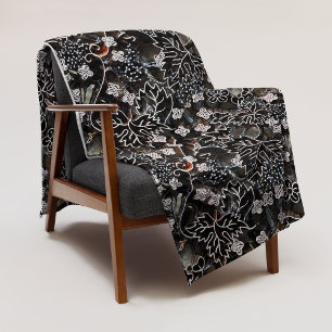 Couverture Polaire Batik Trusmi Cirebon Blanche polaire