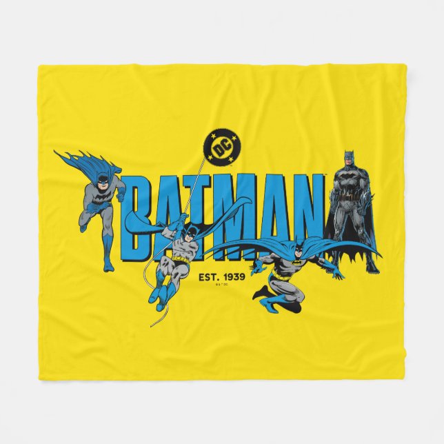Couverture Polaire Batman Legends Forever Graphic (Devant (Horizontal))