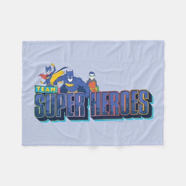 Couverture Polaire Batman | Team Super Heroes (Devant (Horizontal))