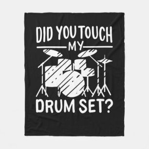 Couverture Polaire Batteur - Mon ensemble de tambours
