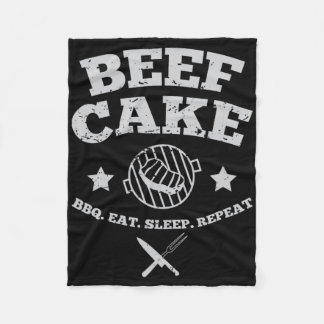 Couverture Polaire Bbq de gâteau de boeuf