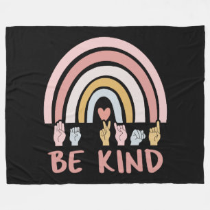 Couverture Polaire Be Kind ASL III - Langue des Signes Américaine