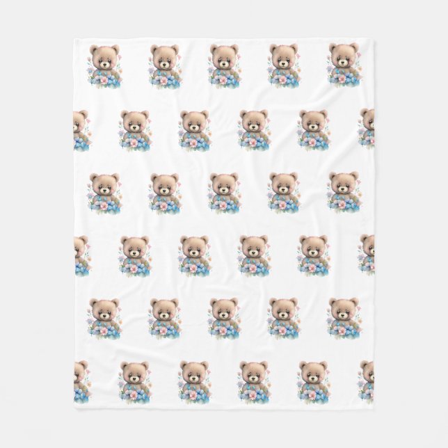 Couverture Polaire Bear Cub (Devant)