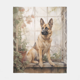 Couverture Polaire Beau berger allemand