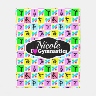 COUVERTURE POLAIRE BEAU GYMNASTIQUE BUTTERFLY DESIGN
