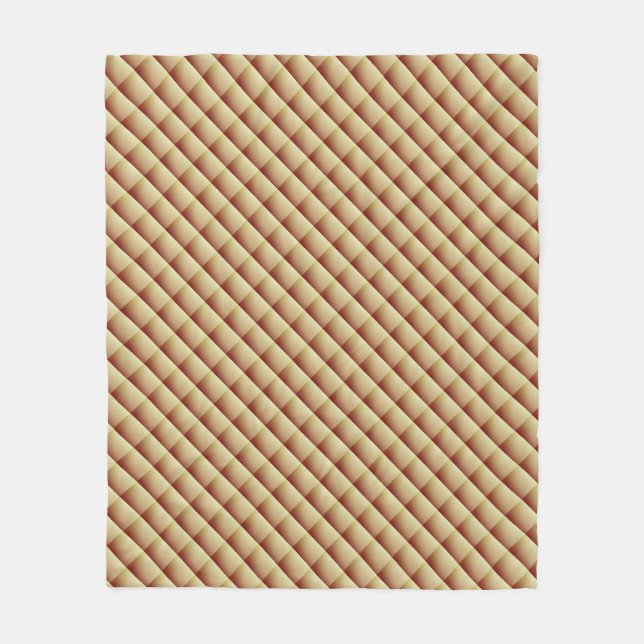 Couverture Polaire Beau Motif géométrique Rectangle (Devant)