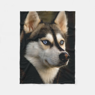Couverture Polaire Beau Oreiller Husky Lrow