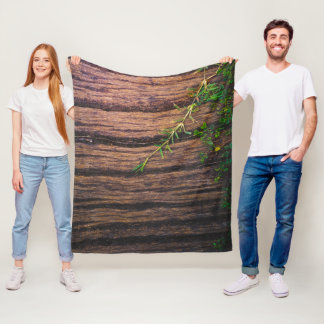 Couverture Polaire beau vieux bois