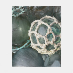Couverture Polaire Beaucoup de flotteurs de pêche en verre, Alaska