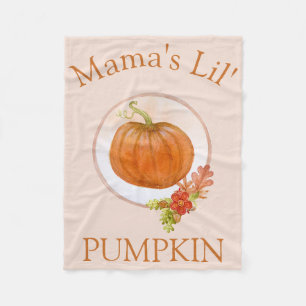 Couverture Polaire Bébé Citrouille de la petite maman mignonne