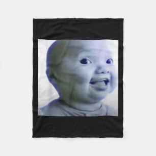 Couverture Polaire Bébé de niche drôle Gen Z Mème Ai Viral Rire Ai L