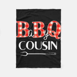 Couverture Polaire Bébé douche cousine barbecue fête mignonne famille