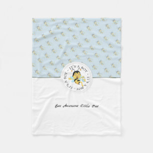 Couverture Polaire Bébé génial Monogramme personnalisé