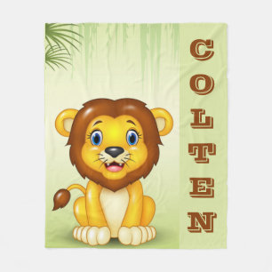 Couverture Polaire Bébé Lion polaire