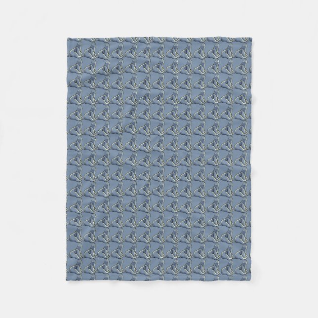 Couverture Polaire Bébé Polar Ours Blanche Ours Art Fleece Blanket (Devant)