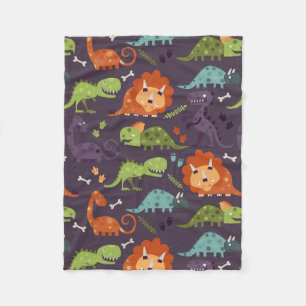 Couverture Polaire Bébés Dinosaures Mignons Garçons Dino