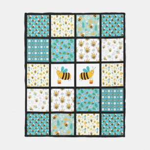 Couverture Polaire Bee & Blue Quilt