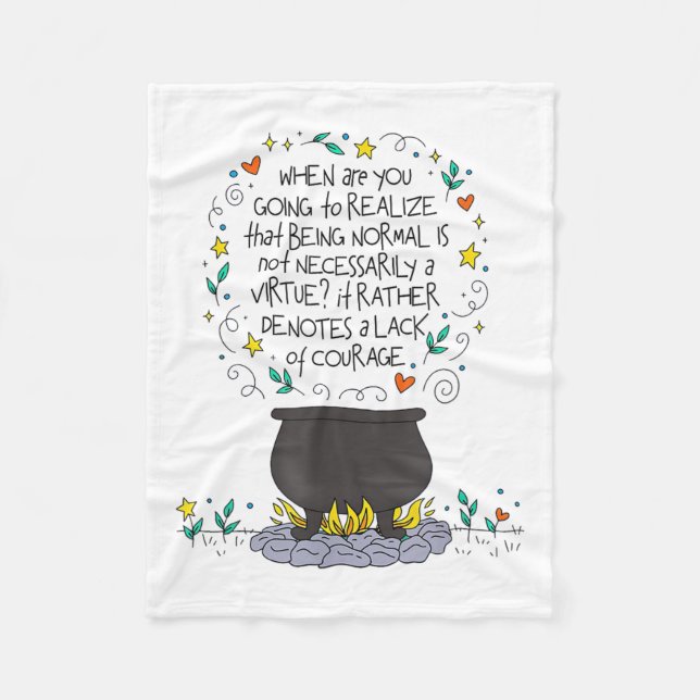 Couverture Polaire Being Normal Is Not Necessarily A Virtue Motivatio (Devant)