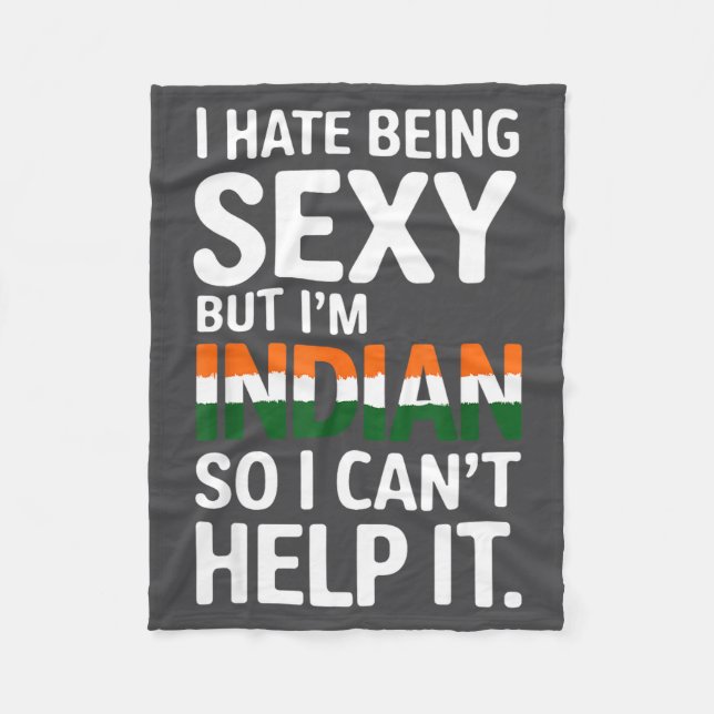 Couverture Polaire Being Y Indian Funny India  (Devant)