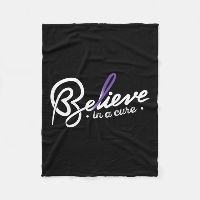 Couverture Polaire Believe1- Epilepsy Awareness Supporter Ribbon (Devant)