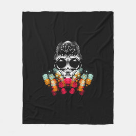 Couverture Polaire Belle araignée automnale avec Casquette Dewdrop