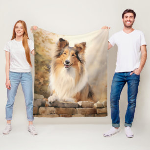 Couverture Polaire Belle Collie