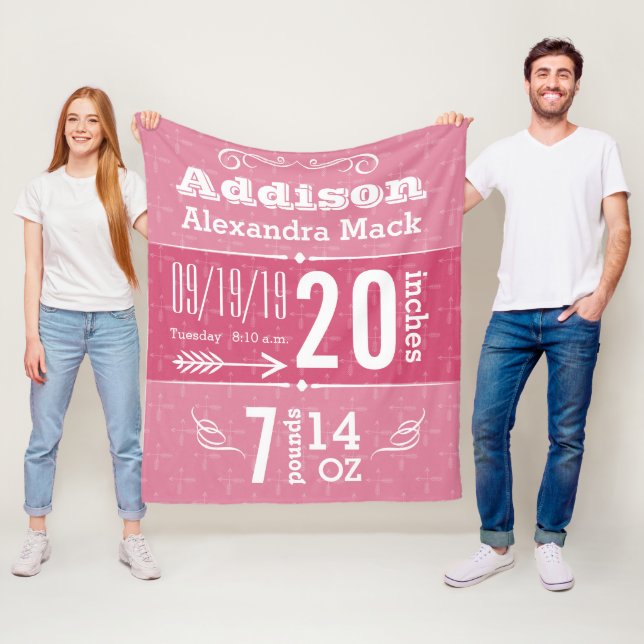 Couverture Polaire Belle Flèche Motif N'Importe Quelle Couleur Couver (En situation)