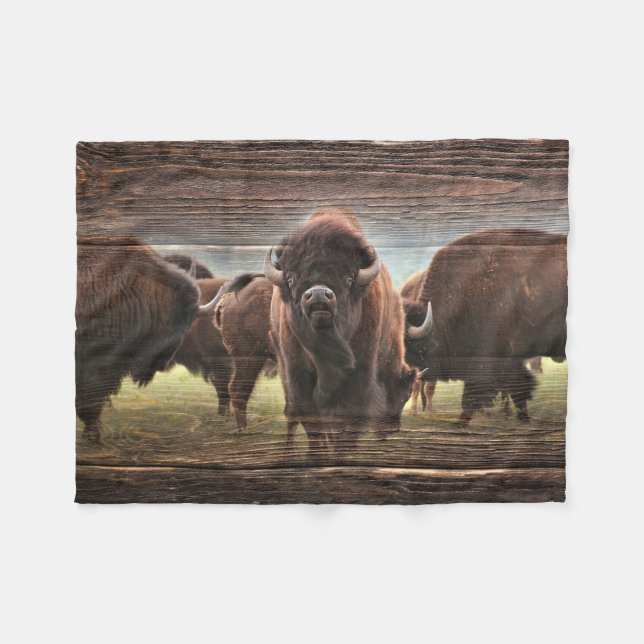 Couverture Polaire Belle Trousse De Buffalo (Devant (Horizontal))
