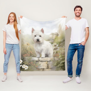 Couverture Polaire Belle Westie