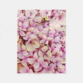 Couverture Polaire Belles fleurs d'Hydrangée