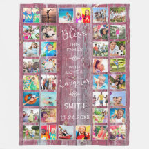 Bénissez cette famille avec amour 32 Photo Collage