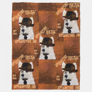 Couverture Polaire Berger Allemand Steampunk