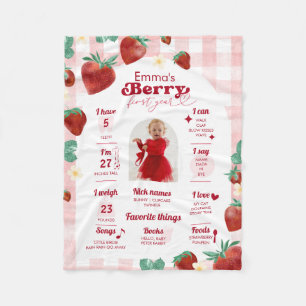 Couverture Polaire Berry First 1er anniversaire étape importante