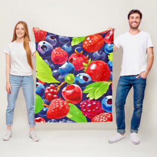 Couverture Polaire Berry Medley