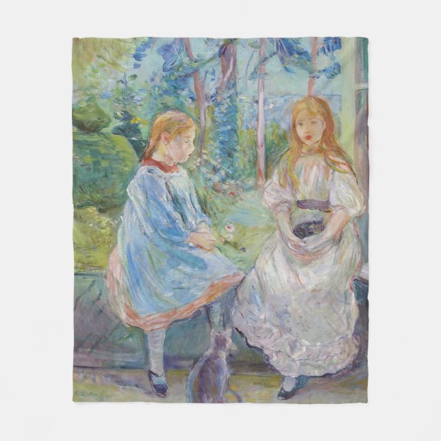 Couverture Polaire Berthe Morisot - Jeunes filles à la fenêtre (Devant)